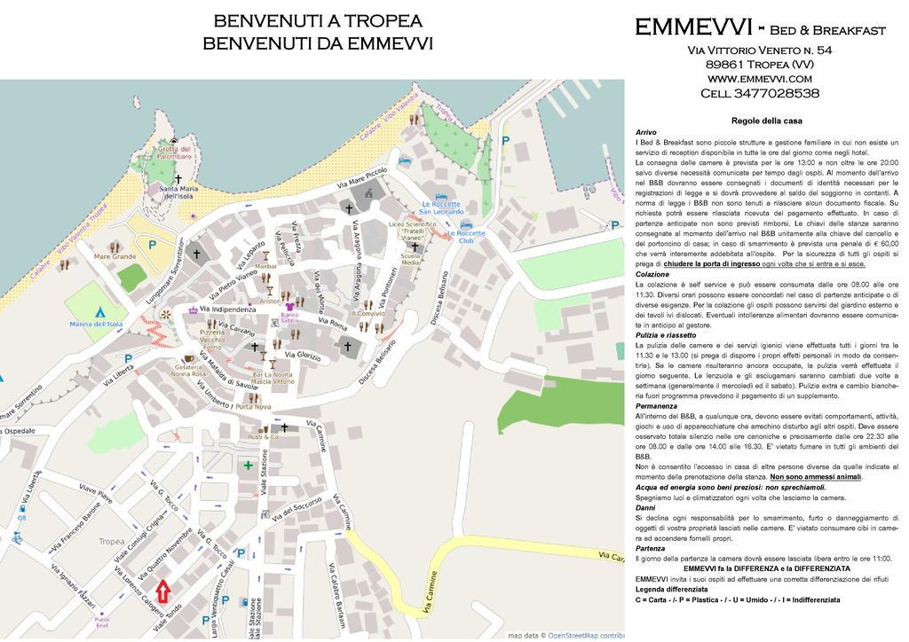 Bed and Breakfast Emmevvi Тропея Экстерьер фото